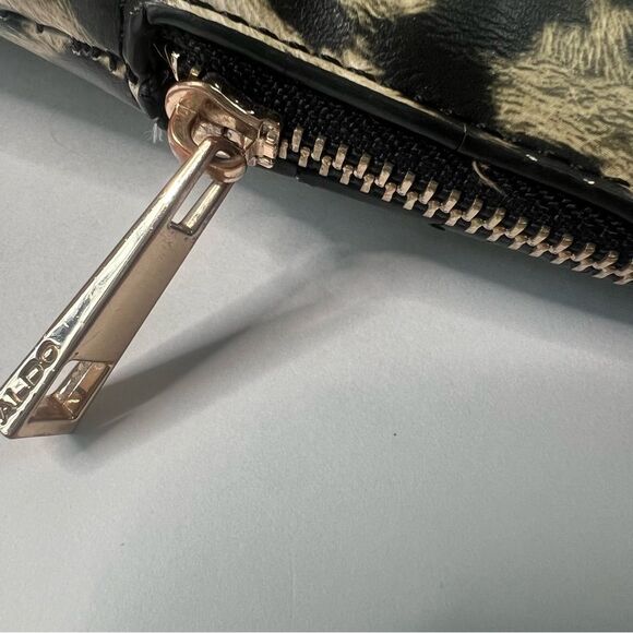 Aldo Cuveth Medium Size Leopard Print Backpack Purse - Picture 12 of 16